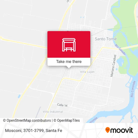 Mosconi, 3701-3799 map