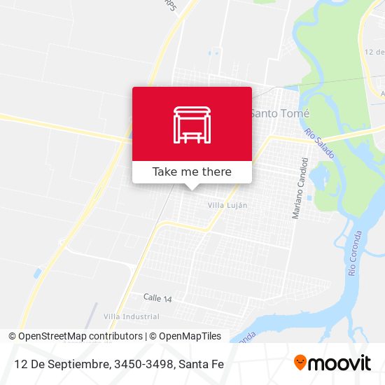 12 De Septiembre, 3450-3498 map
