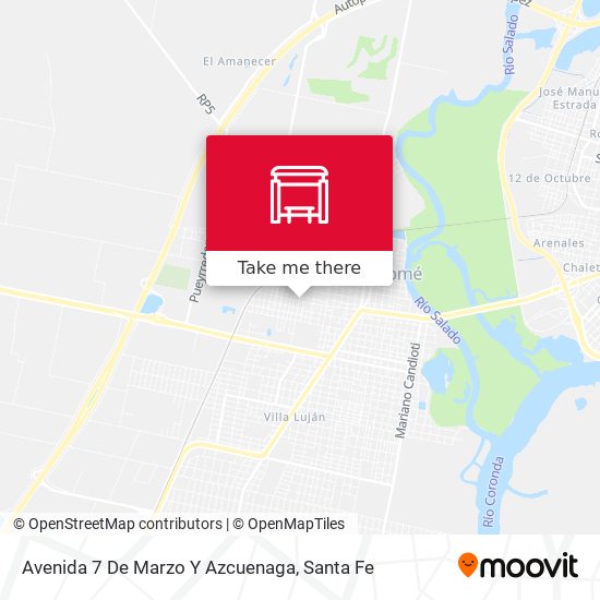 Mapa de Avenida 7 De Marzo Y Azcuenaga