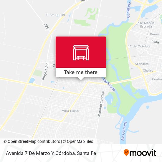 Avenida 7 De Marzo Y Córdoba map