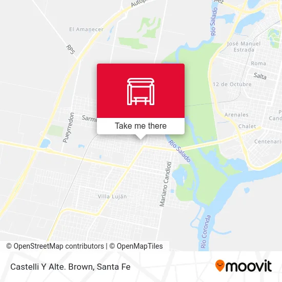 Castelli Y Alte. Brown map