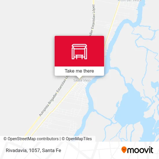 Rivadavia, 1057 map