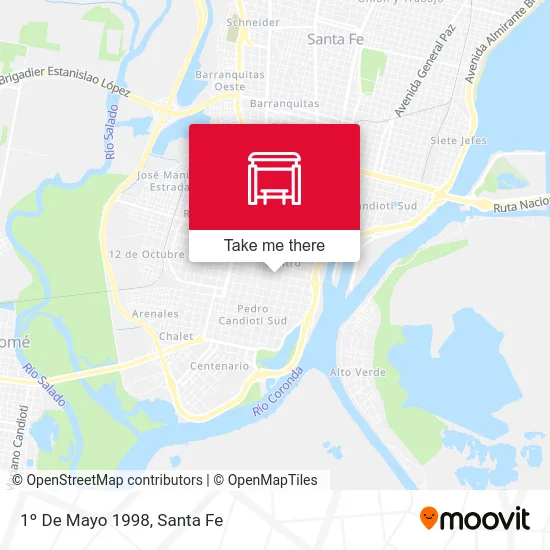 1º De Mayo 1998 map