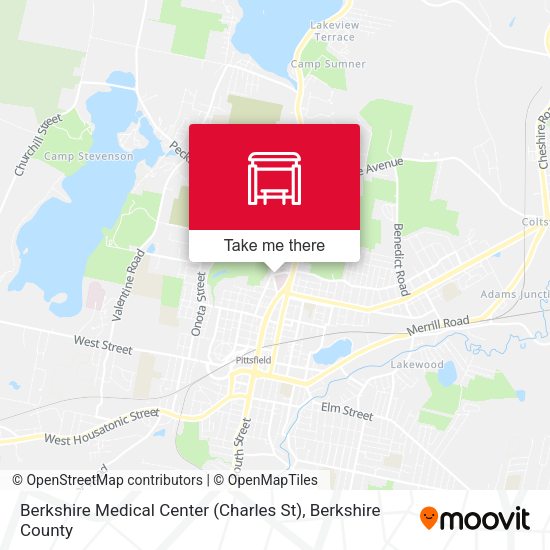 Mapa de Berkshire Medical Center (Charles St)