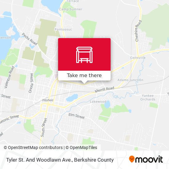 Tyler St. And Woodlawn Ave. map