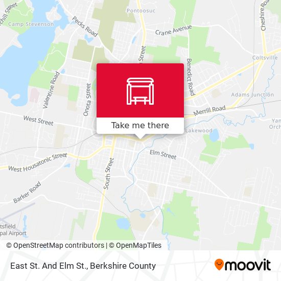 East St. And Elm St. map