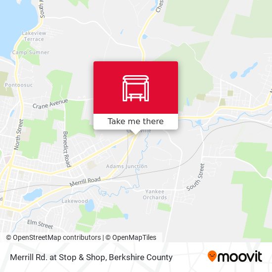 Merrill Rd. at Stop & Shop map
