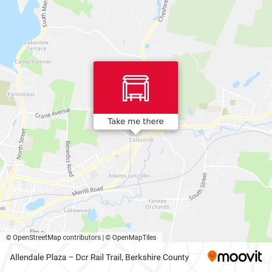 Allendale Plaza – Dcr Rail Trail map