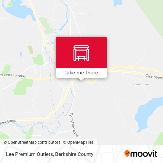 How to get to Lee Premium Outlets in Berkshire County by Bus?