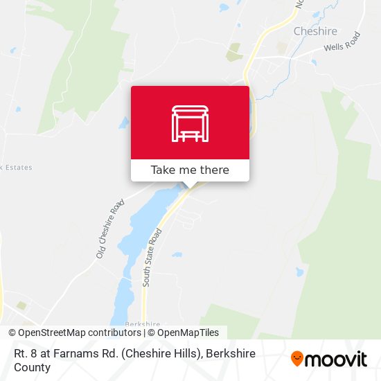 Rt. 8 at Farnams Rd. (Cheshire Hills) map