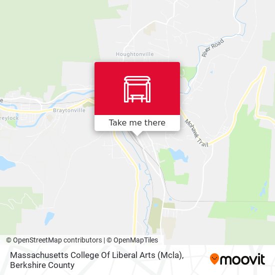 Massachusetts College Of Liberal Arts (Mcla) map