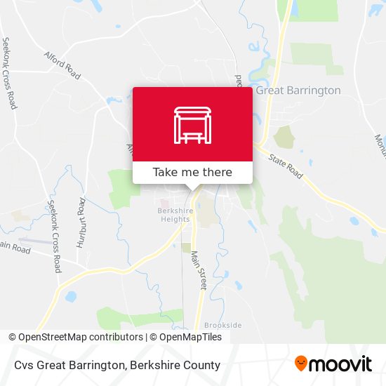Cvs Great Barrington map