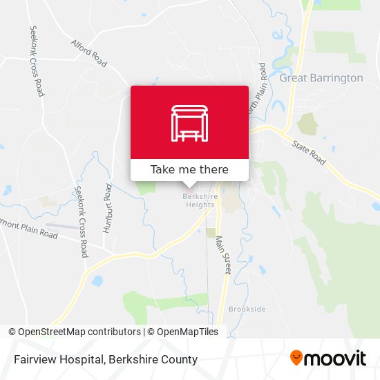 Fairview Hospital map