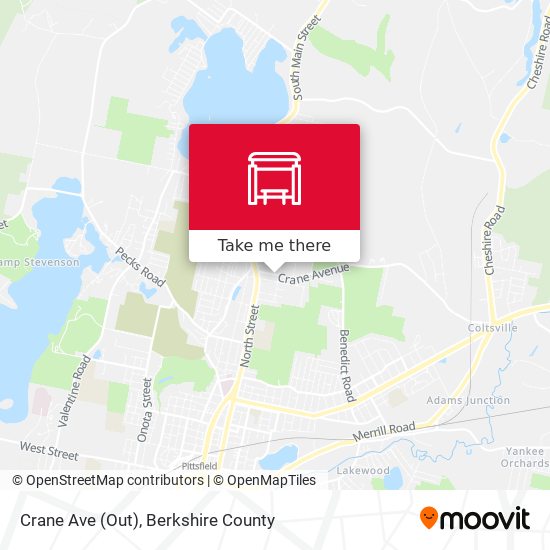Crane Ave (Out) map