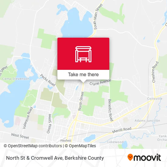 North St & Cromwell Ave map
