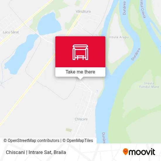 Chiscani | Intrare Sat map