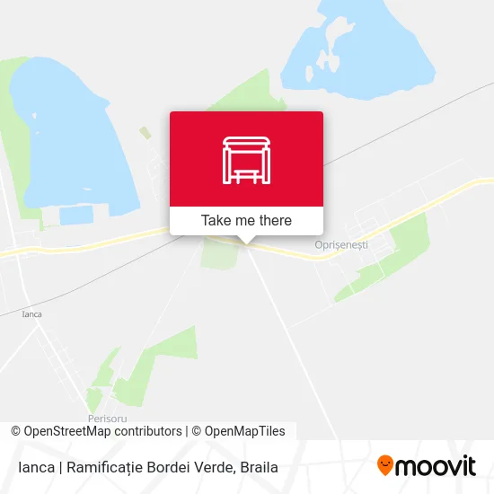 Ianca | Ramificație Bordei Verde map