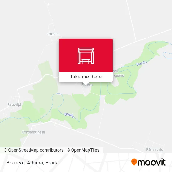 Boarca | Albinei map