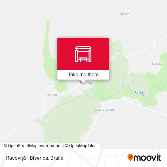 Racoviță | Biserica map