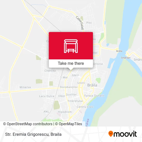 Str. Eremia Grigorescu map