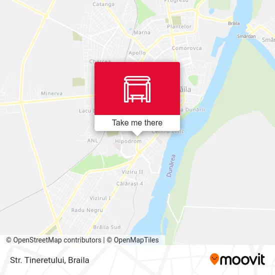 Str. Tineretului map