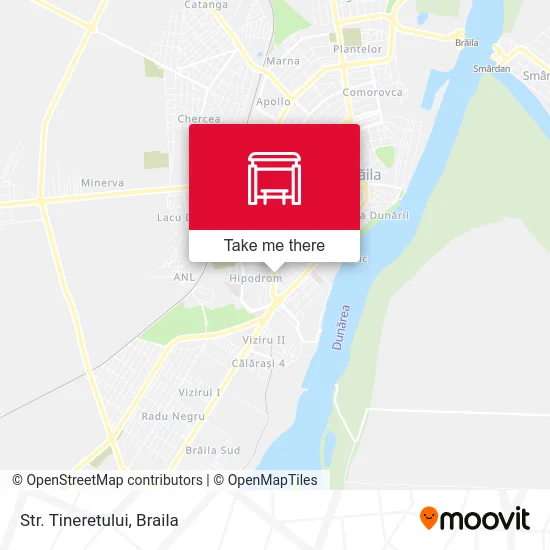 Str. Tineretului map