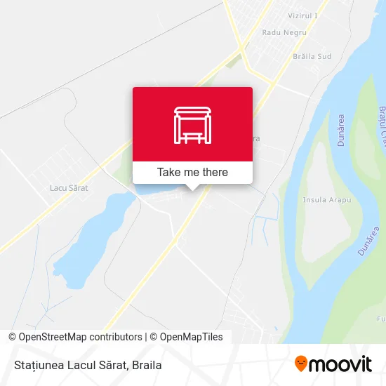 Stațiunea Lacul Sărat map