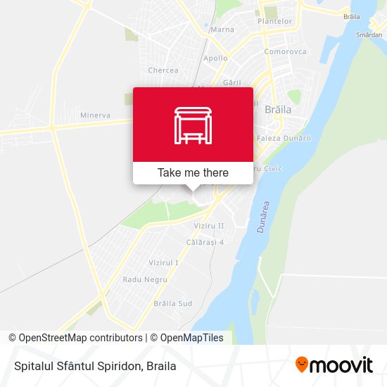 Spitalul Sfântul Spiridon map