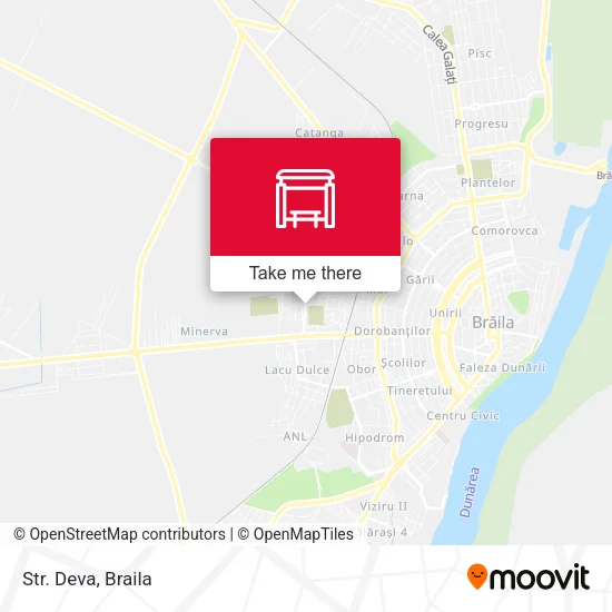 Str. Deva map