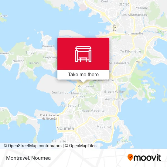 Montravel map