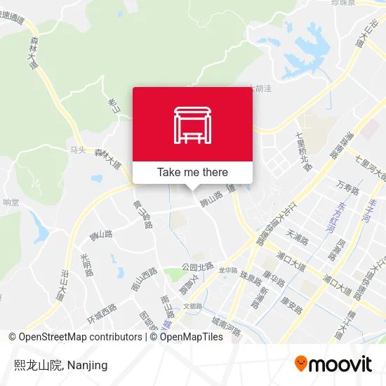 熙龙山院 map