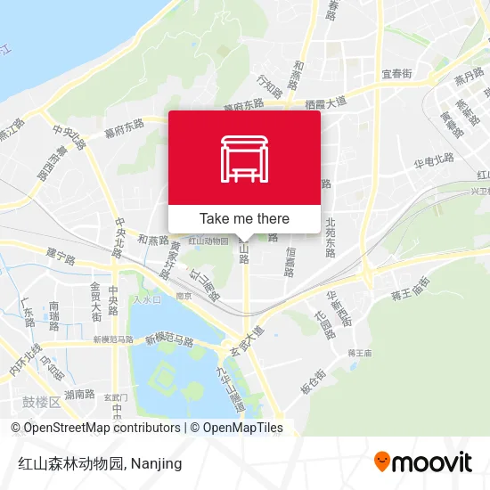 红山森林动物园 map