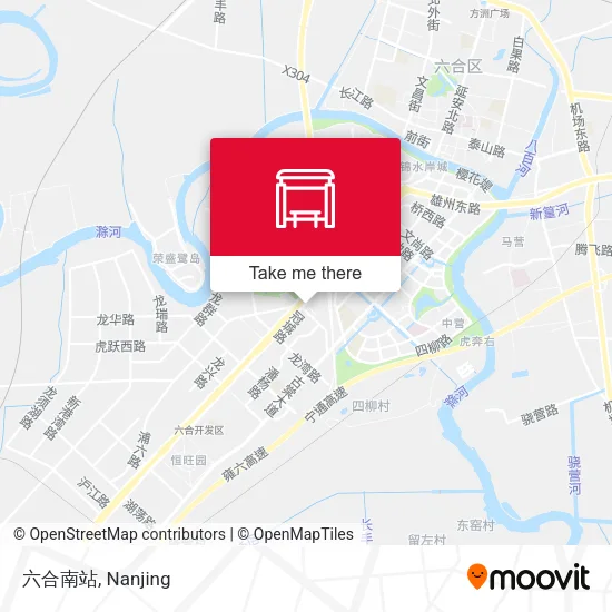 六合南站 map
