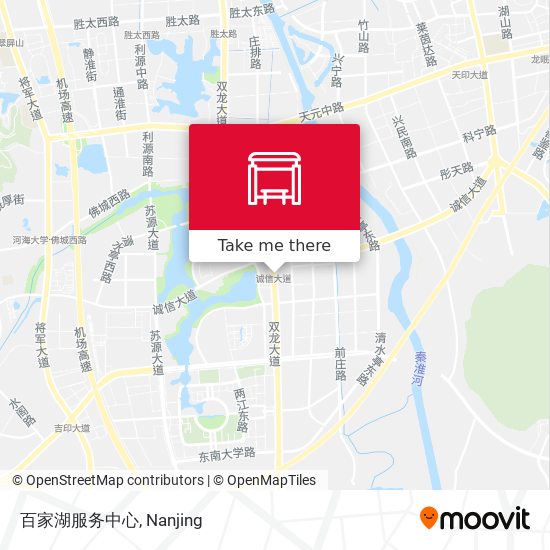 百家湖服务中心 map