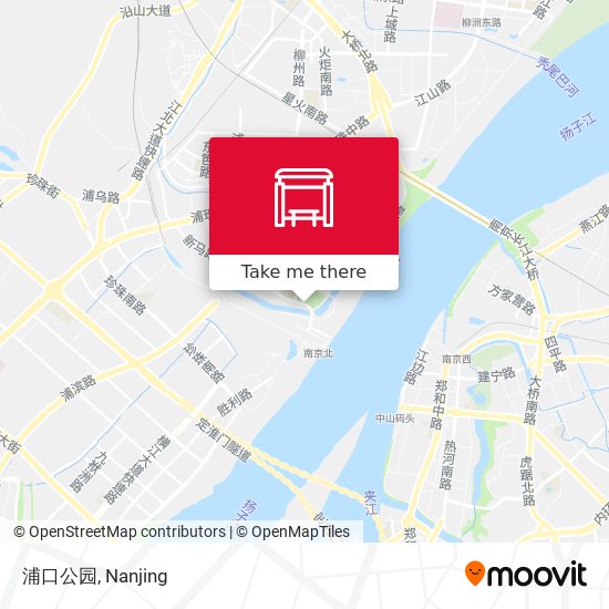 浦口公园 map