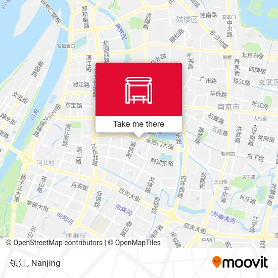 镇江 map