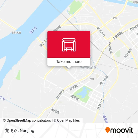 龙飞路 map