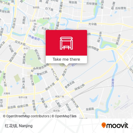 红花镇 map