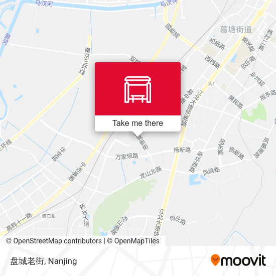 盘城老街 map