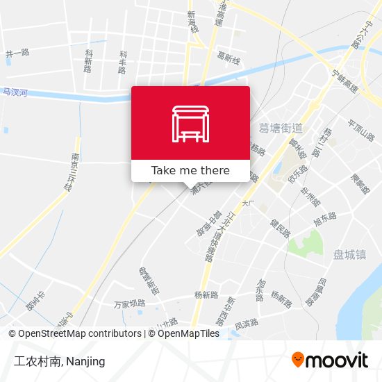 工农村南 map