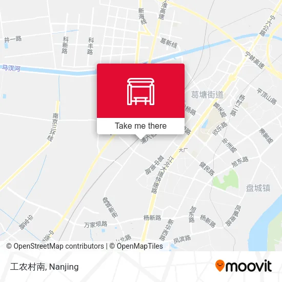 工农村南 map