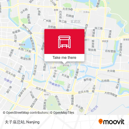 夫子庙总站 map
