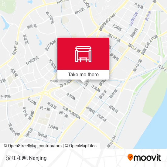 滨江和园 map