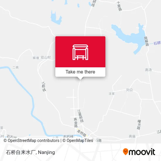 石桥自来水厂 map