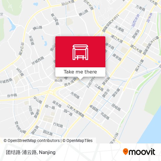 团结路·浦云路 map