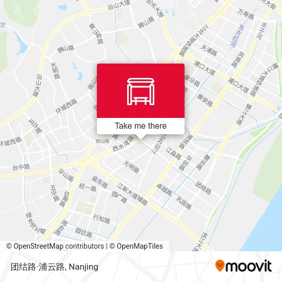 团结路·浦云路 map