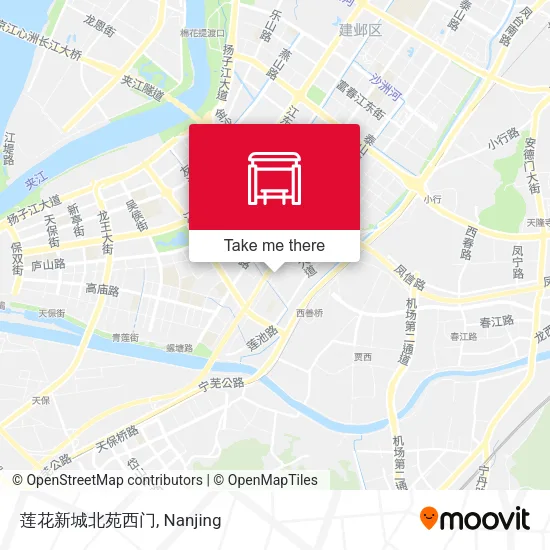 莲花新城北苑西门 map