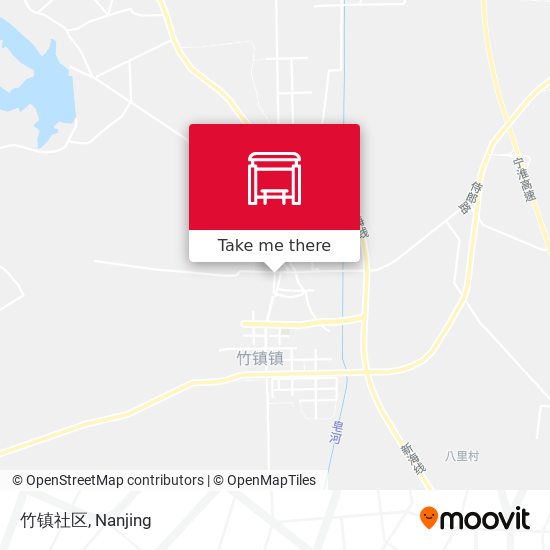 竹镇社区 map