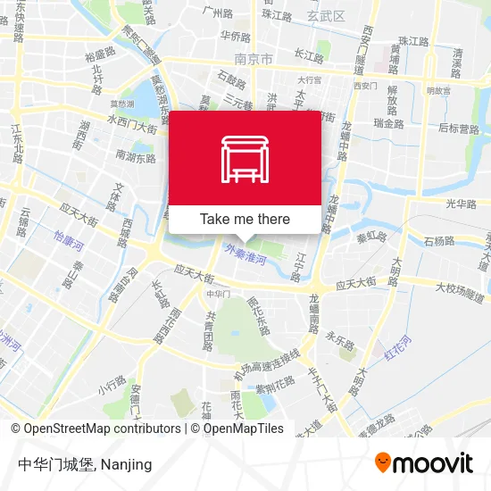 中华门城堡 map
