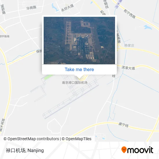 禄口机场 map